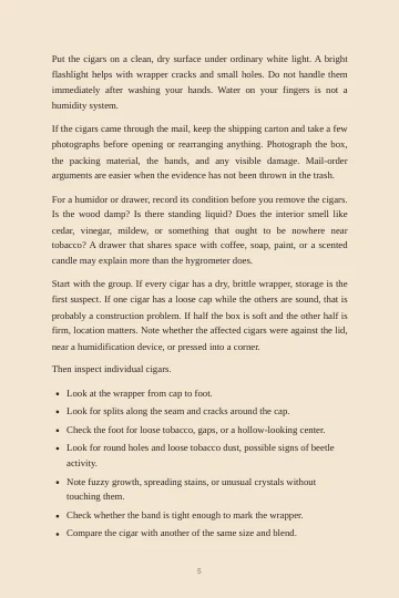 Second interior sample page from Keep It Smokable