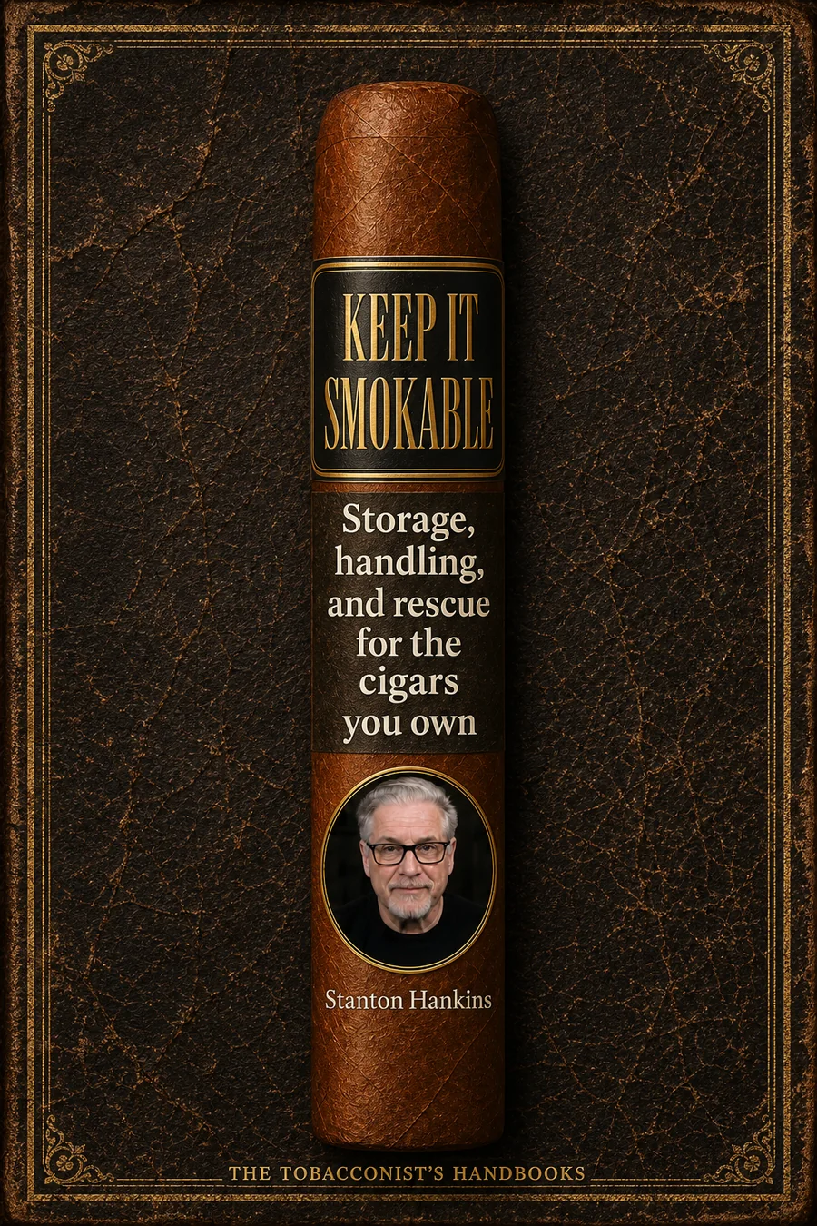 Cover of Keep It Smokable by Stanton Hankins — old, cracked espresso leather